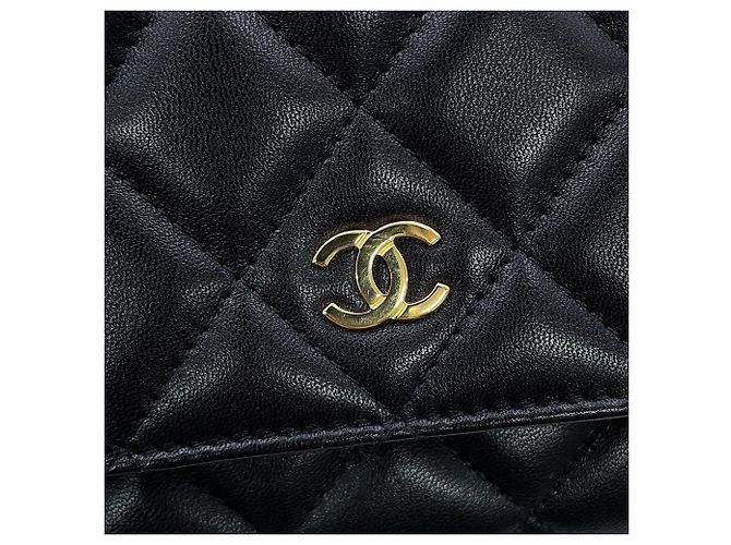 Portafoglio con catena Chanel Classic Matelassé - vista 12