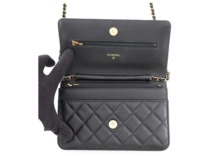 Portafoglio con catena Chanel Classic Matelassé - vista 5