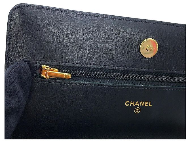 Portafoglio con catena Chanel Classic Matelassé - vista 9