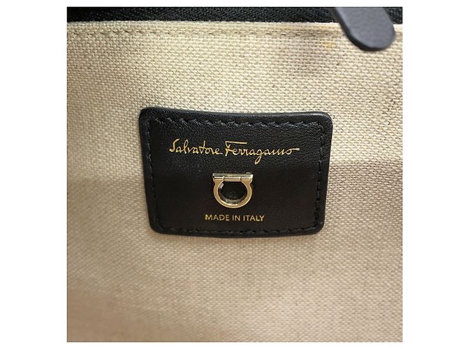 Bolso Salvatore Ferragamo Studio de rafia - vista 17