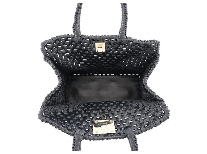 Bolso Salvatore Ferragamo Studio de rafia - vista 6