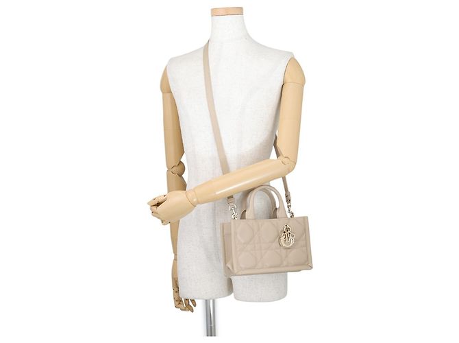 Borsa a mano Christian Dior Macro Cannage Book Tote Mini - vista 5