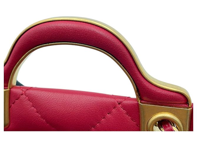 Borsa a tracolla Chanel Matelassé in pelle d'agnello - vista 11