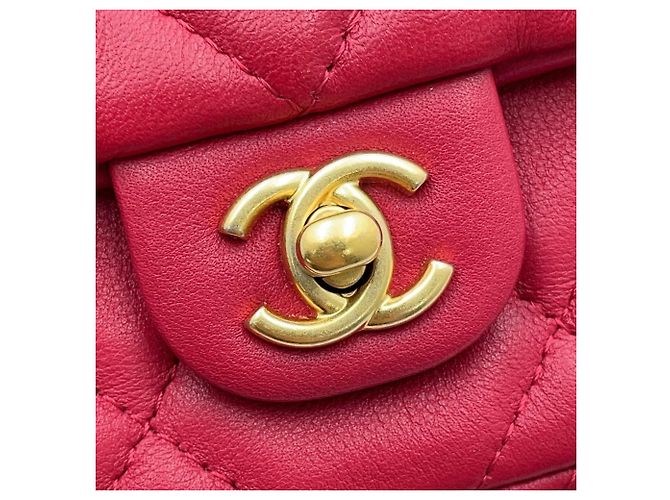 Borsa a tracolla Chanel Matelassé in pelle d'agnello - vista 13