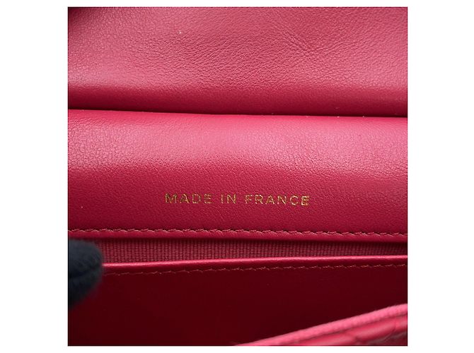 Borsa a tracolla Chanel Matelassé in pelle d'agnello - vista 17