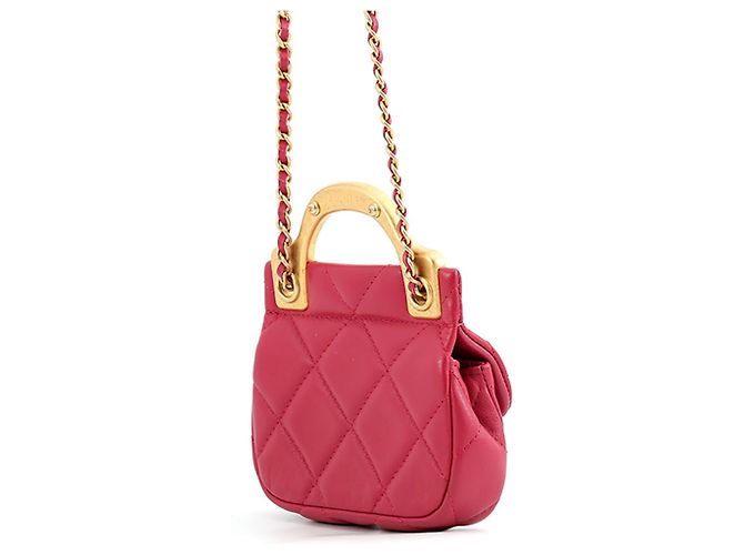 Borsa a tracolla Chanel Matelassé in pelle d'agnello - vista 2