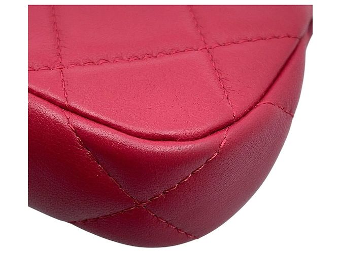 Borsa a tracolla Chanel Matelassé in pelle d'agnello - vista 7