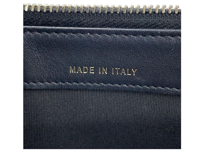 Portafoglio a catena Chanel in pelle di vitello grana nera - vista 14