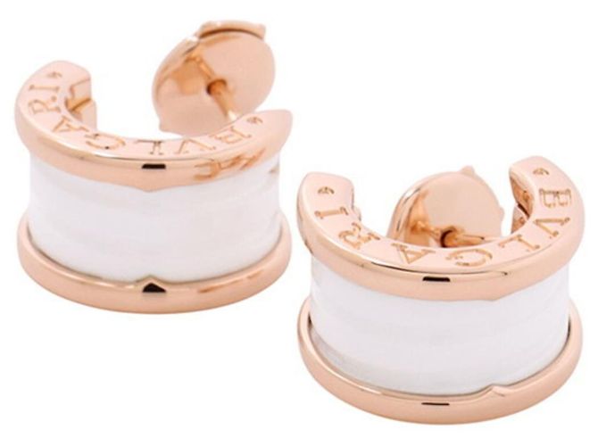 Bulgari Orecchini a cerchio Bvlgari B.zero1 - vista 2