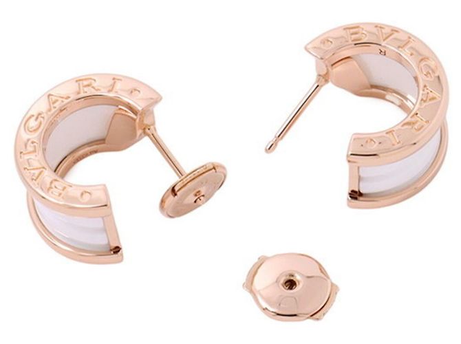 Bulgari Orecchini a cerchio Bvlgari B.zero1 - vista 3