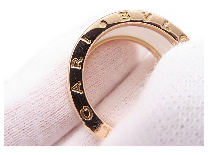 Bulgari Bvlgari B.zero1 Ring mit 4 Bändern aus Keramik und Roségold - Ansicht 6