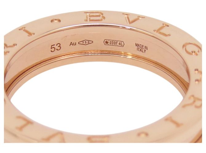 Bulgari Anello Bvlgari B.zero1 in Oro Rosa 18K - vista 7