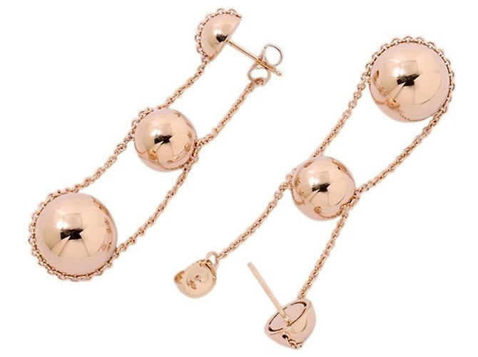 Autre Marque Ohrringe aus Roségold - Ansicht 3