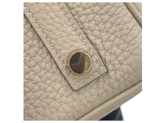 Hermès Bolsa Hermes Birkin 25 em Gris Tourterelle - vista 15