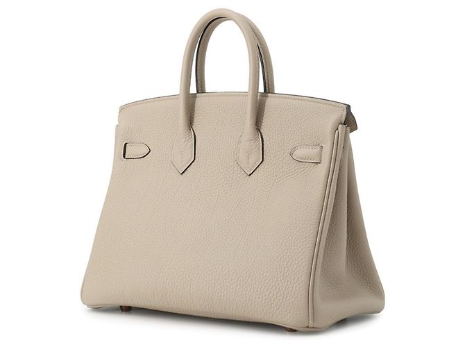 Hermès Bolsa Hermes Birkin 25 em Gris Tourterelle - vista 2