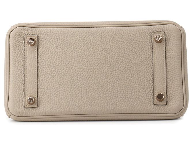 Hermès Bolsa Hermes Birkin 25 em Gris Tourterelle - vista 3