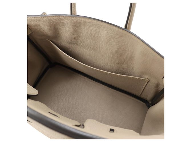 Hermès Bolsa Hermes Birkin 25 em Gris Tourterelle - vista 6
