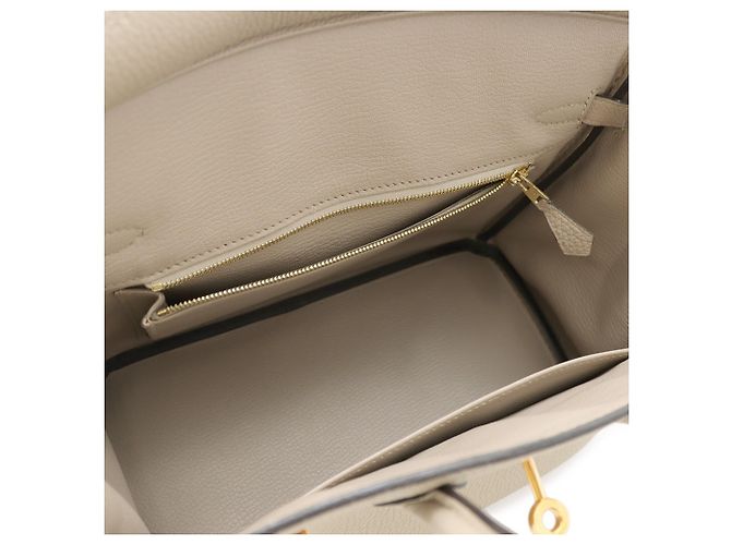 Hermès Bolsa Hermes Birkin 25 em Gris Tourterelle - vista 7