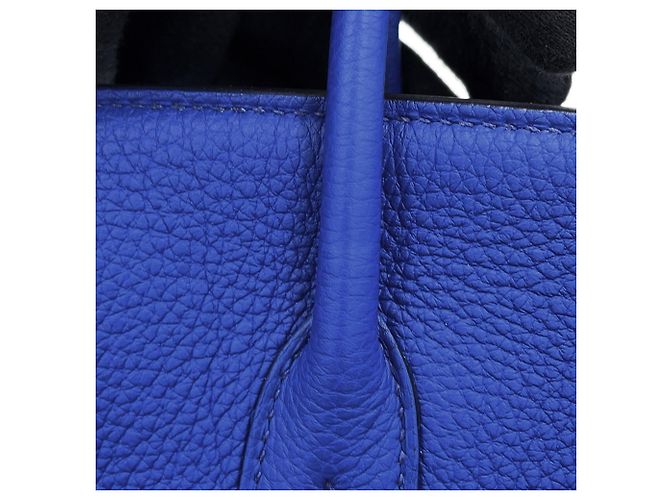 Hermès Hermes Birkin 25 Handtasche in Blue Royal - Ansicht 14