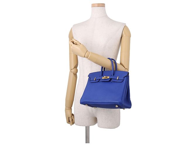 Hermès Hermes Birkin 25 Handtasche in Blue Royal - Ansicht 4