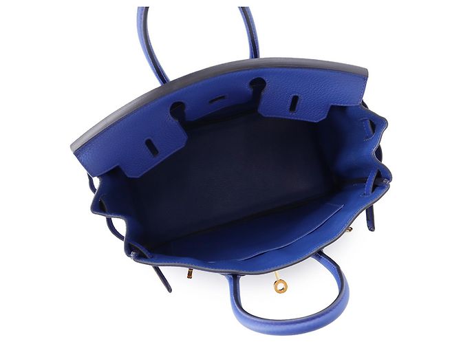 Hermès Hermes Birkin 25 Handtasche in Blue Royal - Ansicht 5