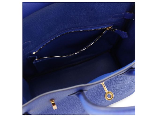 Hermès Hermes Birkin 25 Handtasche in Blue Royal - Ansicht 7