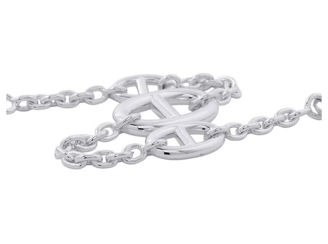 Hermès Bracciale con Charms Hermes Chaine d'Ancre Farandole Silver - vista 2