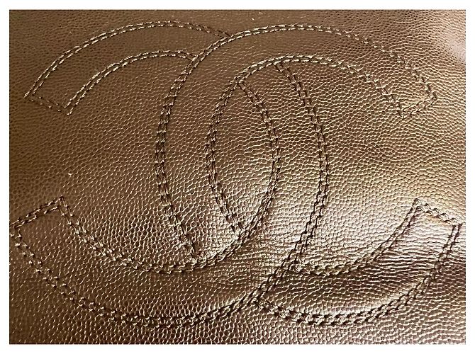 Bolso Tote Chanel Timeless Piel Caviar Marrón - vista 2