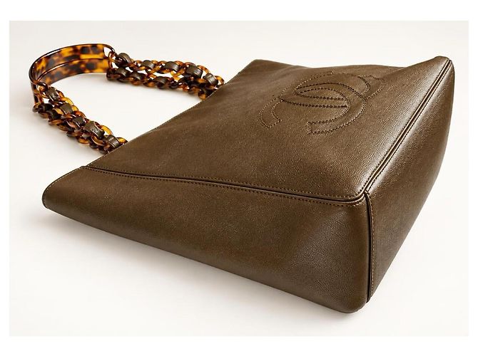 Bolso Tote Chanel Timeless Piel Caviar Marrón - vista 4