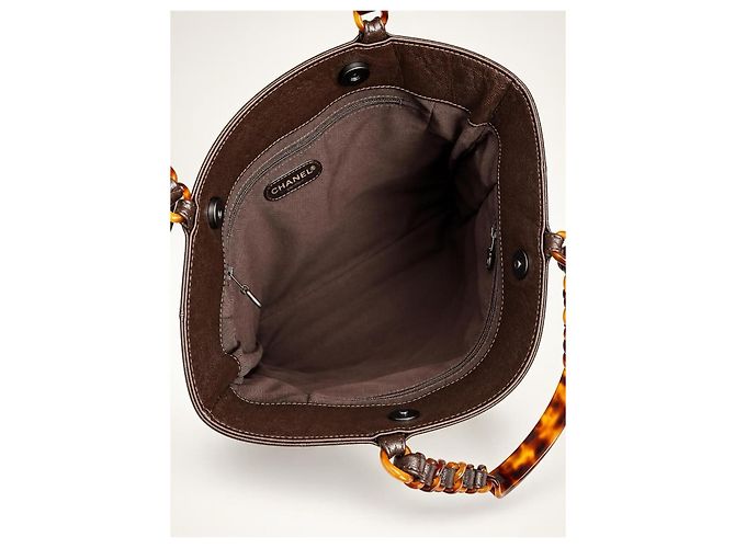 Bolso Tote Chanel Timeless Piel Caviar Marrón - vista 6