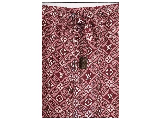 Louis Vuitton Pantalones rectos marrones - vista 2