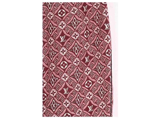 Louis Vuitton Pantalones rectos marrones - vista 4