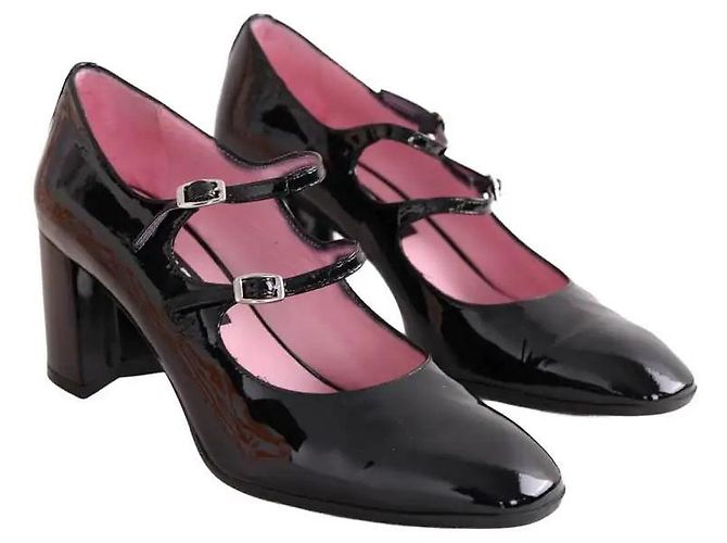 Carel Absatzschuhe aus Lackleder in Schwarz - Ansicht 3
