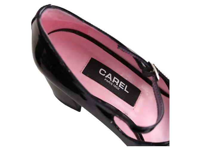 Carel Absatzschuhe aus Lackleder in Schwarz - Ansicht 4