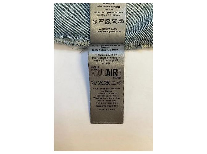 Zadig & Voltaire Blaue Baumwolljacke - Ansicht 6