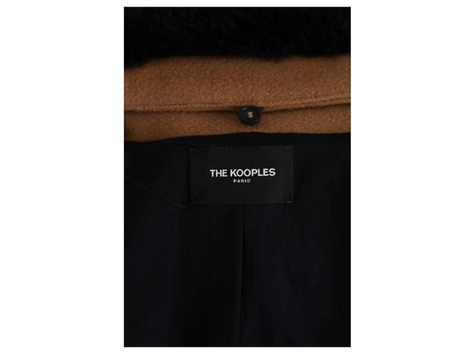 Abrigo de lana beige The Kooples - vista 5