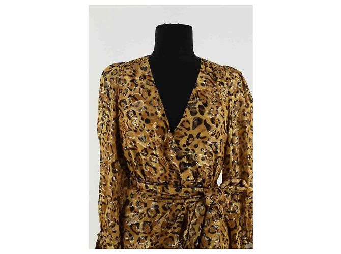 Ba&Sh Kleid aus Seide Gelb - Ansicht 2