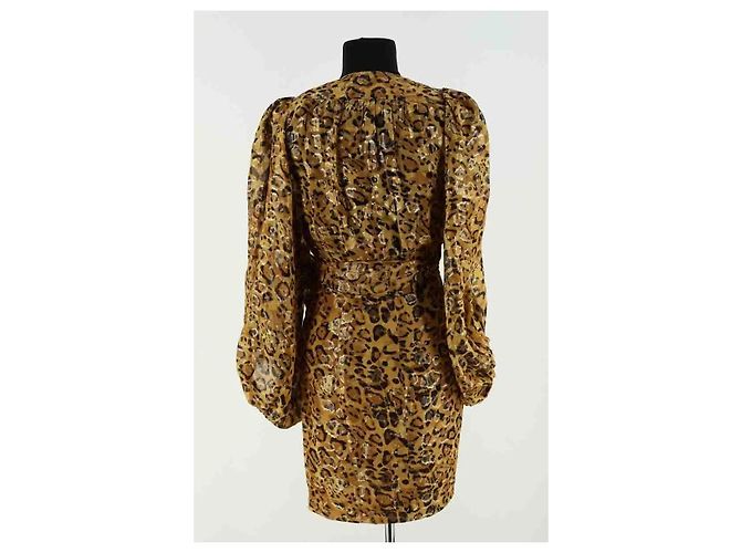 Ba&Sh Kleid aus Seide Gelb - Ansicht 4