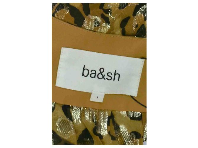 Ba&Sh Kleid aus Seide Gelb - Ansicht 5