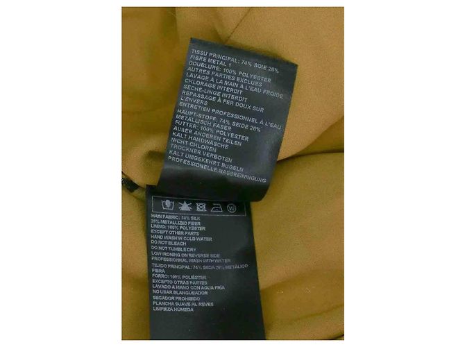 Ba&Sh Kleid aus Seide Gelb - Ansicht 6