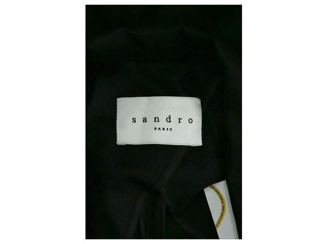 Blazer Sandro de lã preto - vista 5