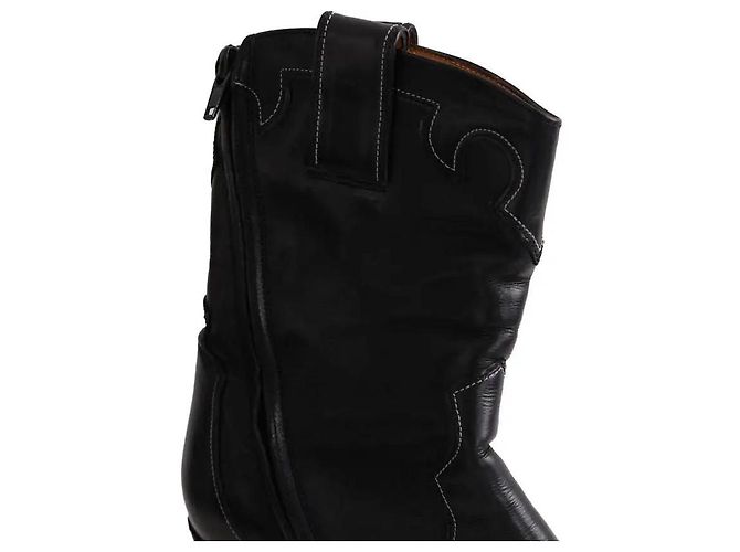 Free Lance Santiago Lederstiefel schwarz - Ansicht 4