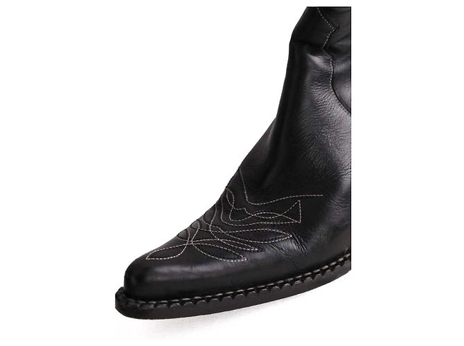 Free Lance Santiago Lederstiefel schwarz - Ansicht 5