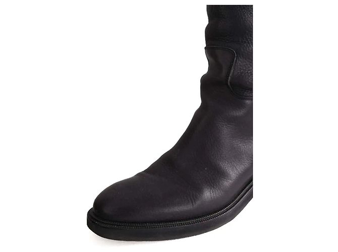 Botas Sartore de cuero negro - vista 5