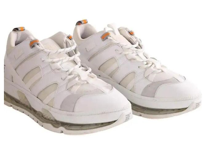 Burberry Weiße Low-Top-Sneaker - Ansicht 3