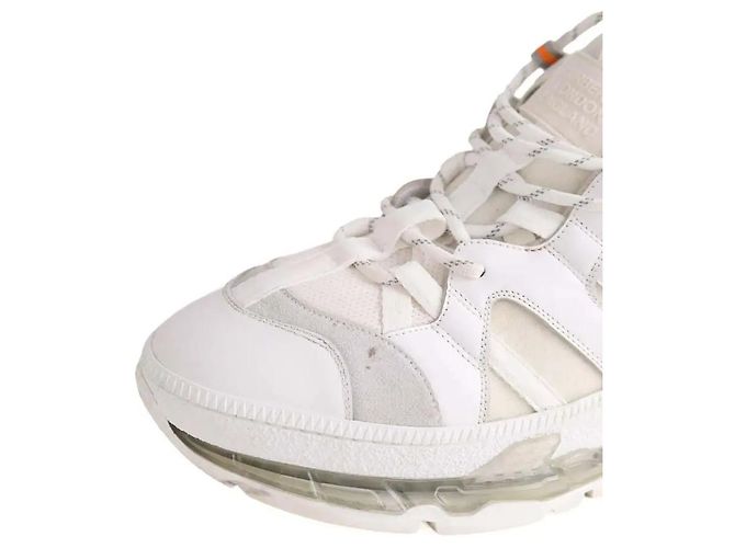 Burberry Weiße Low-Top-Sneaker - Ansicht 5