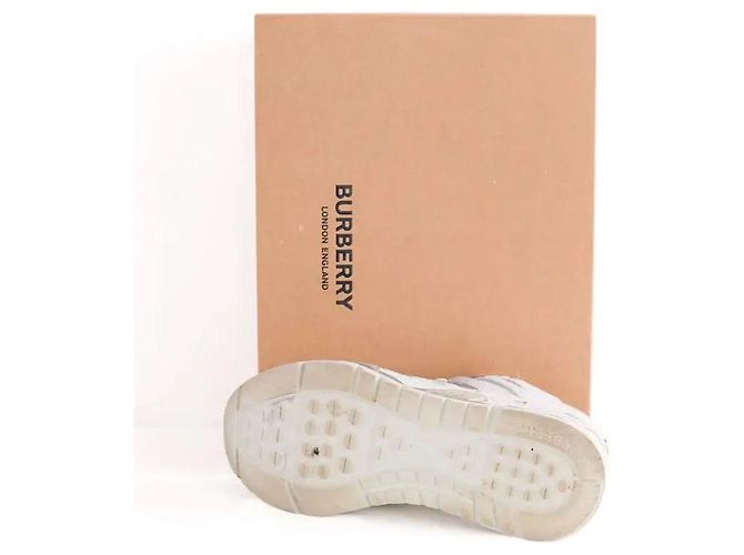 Burberry Weiße Low-Top-Sneaker - Ansicht 6