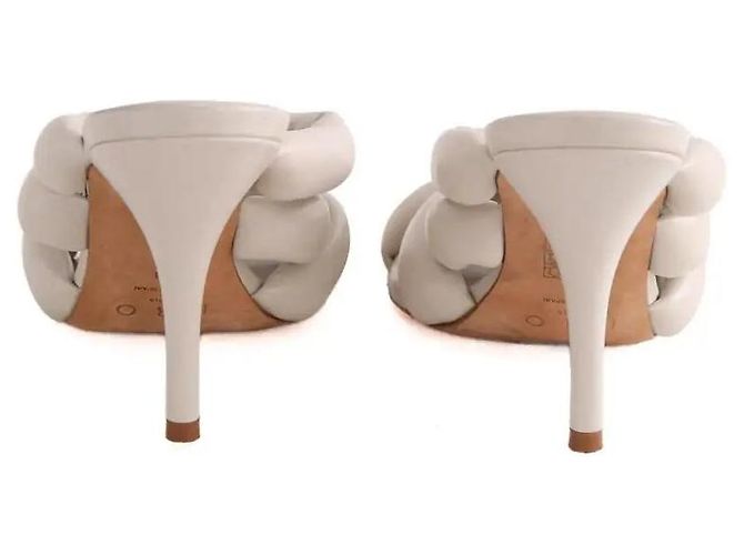 Iro leather heels ecru - view 2