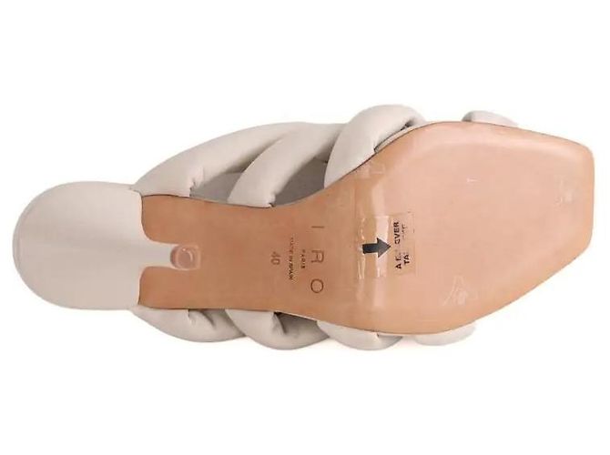 Iro leather heels ecru - view 5