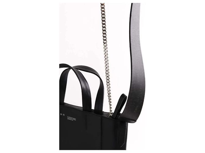 Iro Schultertasche aus schwarzem Leder - Ansicht 2